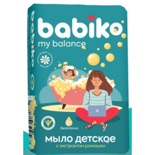 BABIKO My balance Мыло твердое детское с экстрактом Ромашки 100г